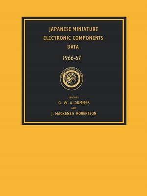 cover image of Japanese Miniature Electronic Components Data 1966—7